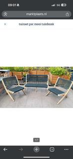 Tuin bank, Tuin en Terras, Ophalen, Gebruikt, 3 zitplaatsen, Hout