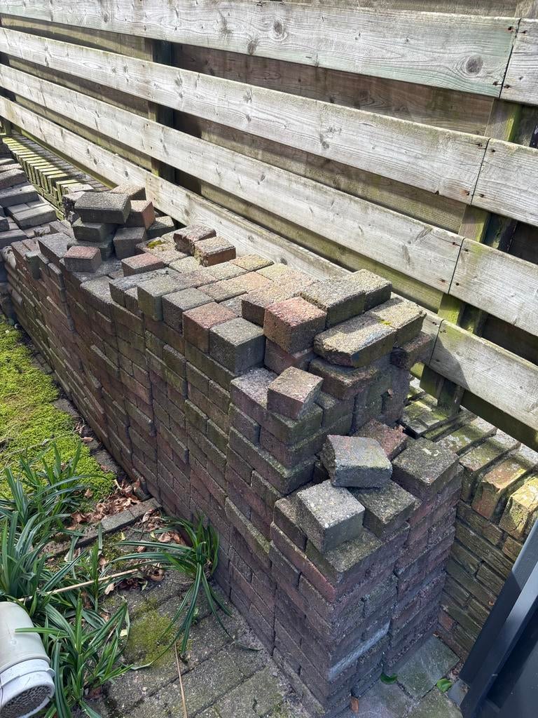 Gebruikte klinkers GRATIS, Tuin en Terras, Tegels en Klinkers, Ophalen, Gebruikt, Klinkers, 10 m² of meer