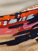 i505 Vanilia maat 38=M fleurige jurk jurkje blauw/rood, Maat 38/40 (M), Blauw, Vanilia, Ophalen of Verzenden