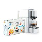 Nipple capsule machine  white + Bio Genesi coffee ( 60 caps, Ophalen of Verzenden
