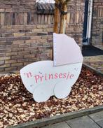 Geboortebord voor buiten / meisje, Ophalen, Zo goed als nieuw, Geboortebord