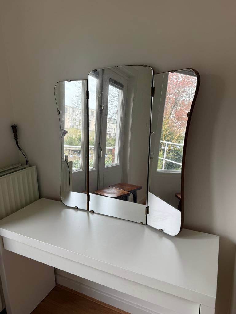 Klapspiegel voor op kaptafel, Ophalen, Zo goed als nieuw, 50 tot 100 cm, Minder dan 100 cm