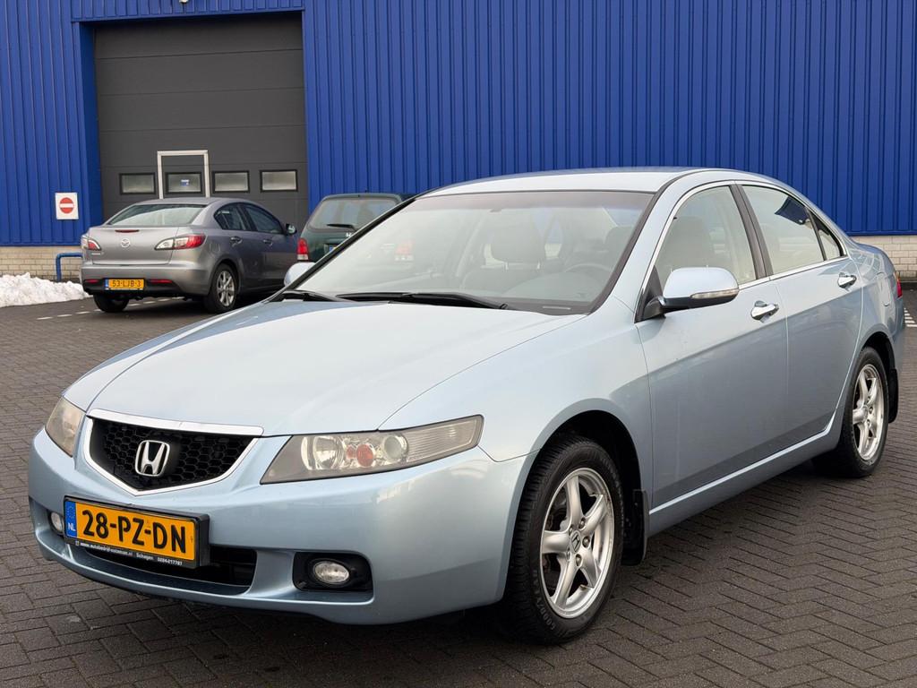 Honda Accord 2.0i Comfort/Airco/Cruise/LMV/NAP/PDC/Leer/Trek, Auto's, Honda, 1998 cc, Gebruikt, Zwart, 4 cilinders