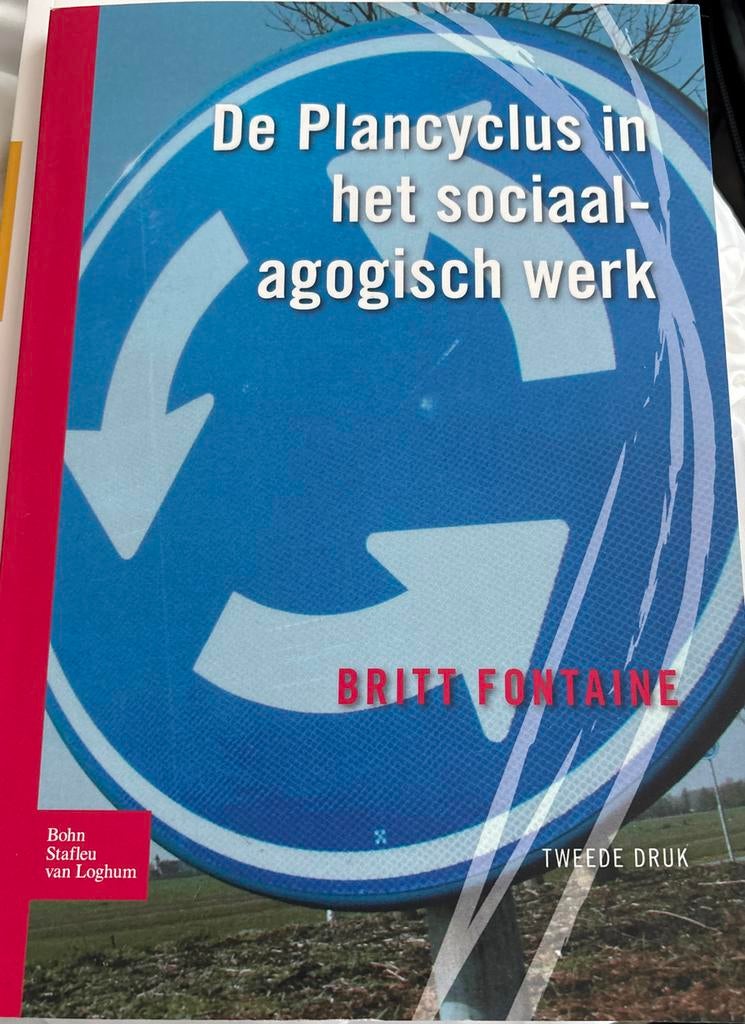 De Plancyclus in het sociaal-agogisch werk - Britt Fontaine, Ophalen of Verzenden, Gamma, Zo goed als nieuw, HBO