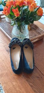 ZWART SUÈDE MOCCASINS MAAT 37 MERK BITTER., Kleding | Dames, Schoenen, Ophalen of Verzenden, Zo goed als nieuw, Zwart