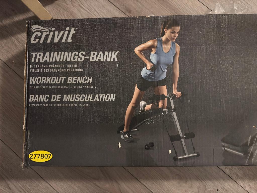 fitness bankje, Sport en Fitness, Fitnessmaterialen, Ophalen, Zo goed als nieuw, Buik, Fitnessbank