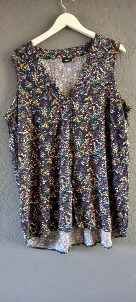 Zizzi lange top maat L (42-44) zwart met motieven, Kleding | Dames, Tops, Ophalen of Verzenden