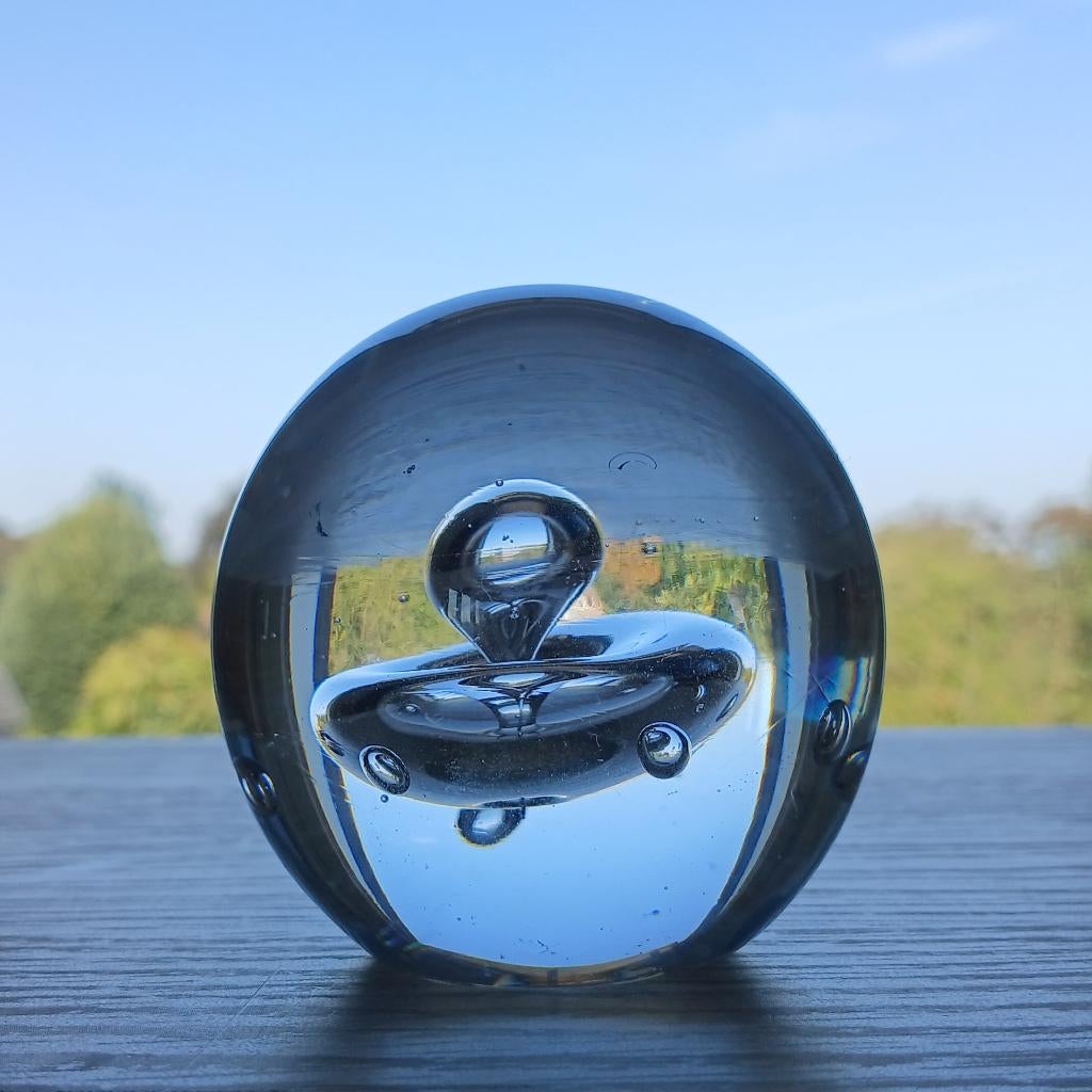 Presse-papier Paperweight Glasobject, Ophalen of Verzenden