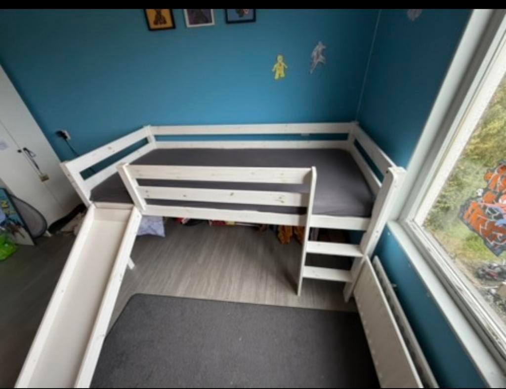 HoogSlaper Kinderen, Ophalen, Gebruikt, Eenpersoons, 90 cm