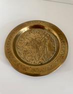 Vintage boho brass schaaltje, Overige materialen, Gebruikt, Schaal, Rond