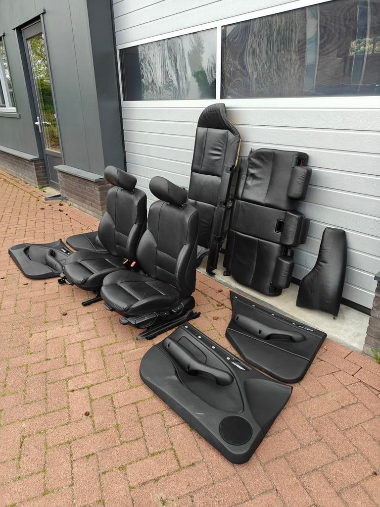 BMW E46 leder zwart sport interieur, Auto-onderdelen, Ophalen, Gebruikt, BMW