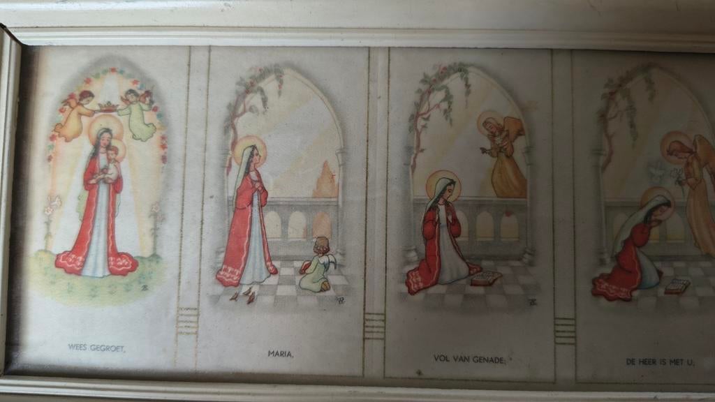 Ingelijste religieuze afbeeldingen, Ophalen
