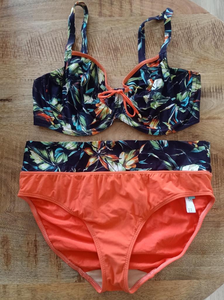 Prima donna bikini 80 E broekje 42 ZGAN zwart oranje 80E, Zwart, Ophalen of Verzenden, Zo goed als nieuw, Bikini