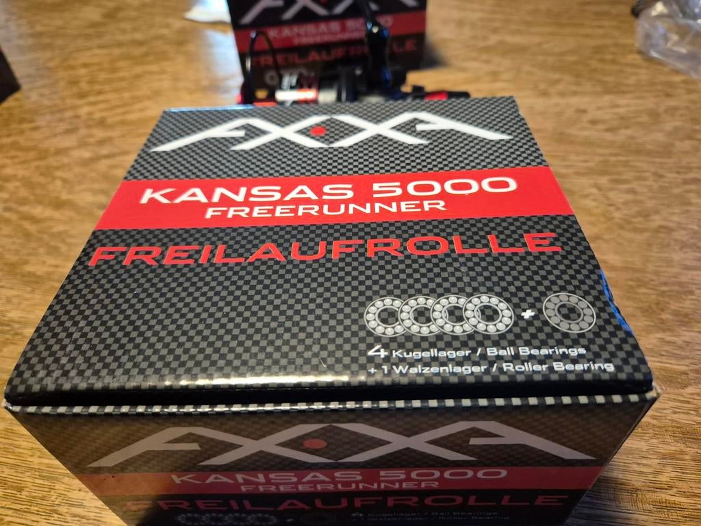 FXA Kansas 5000 Freerunner Vismolen - Nieuw in Doos, Watersport en Boten, Hengelsport | Algemeen, Ophalen of Verzenden, Nieuw