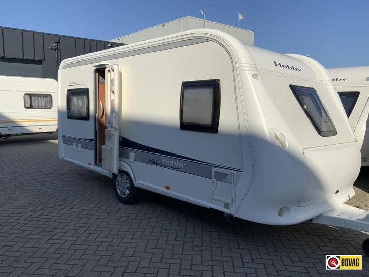 Hobby Excellent 460 UFE 2e paasdag open, Caravans en Kamperen, Caravans, Bedrijf, tot en met 4, 1000 - 1250 kg, Rondzit, Hobby