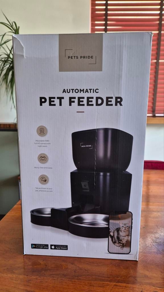 Pet feeder voor hond of kat poes voerbak etensbak, Ophalen of Verzenden, Zo goed als nieuw