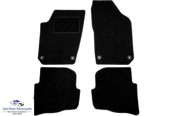 Matten set zwart Seat Leon 1P ('05-'13) 1P1863011LOE, Auto-onderdelen, Interieur en Bekleding, Nieuw, Ophalen of Verzenden, Seat