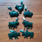 Groene metalen gewichtjes om tafelkleed strak te houden., Ophalen of Verzenden, Gebruikt