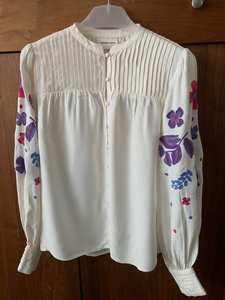 Blouse van Fabienne Chapot maat 36, Ophalen of Verzenden, Zo goed als nieuw, Maat 36 (S), Wit