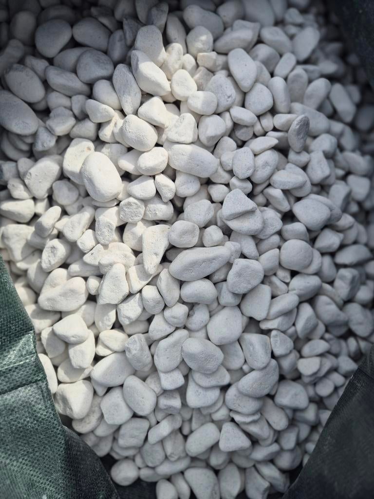 Wite steentjes gratis, Tuin en Terras, Grind, Keien en Split, Ophalen of Verzenden, Nieuw