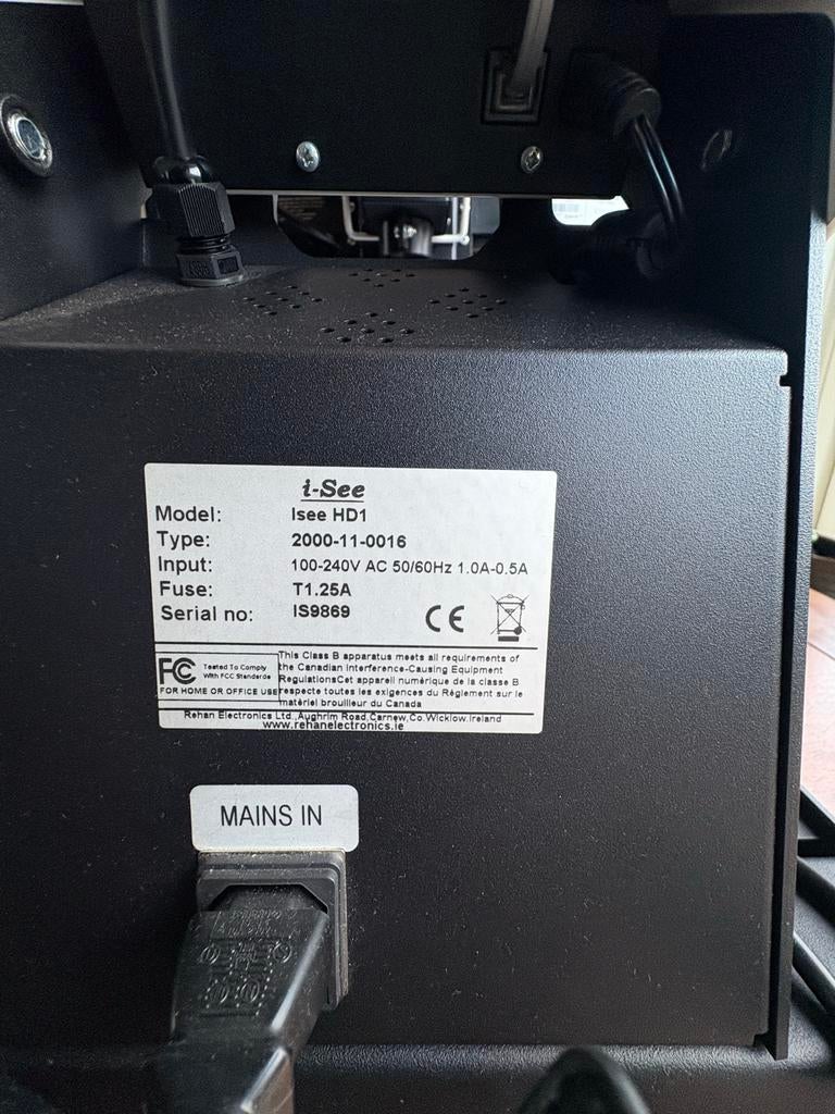 i-See HD1 Monitor - Type 2000-11-0016, Ophalen of Verzenden, Zo goed als nieuw