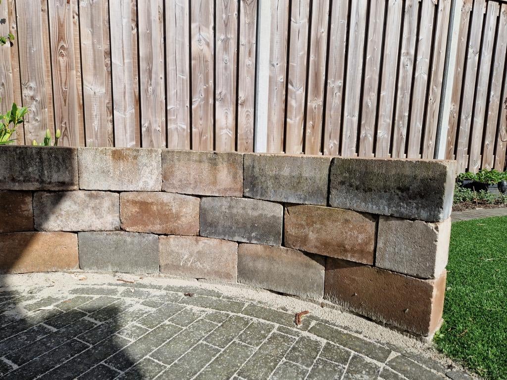 Circa 60 gebruikte stenen voor border of fundering, Ophalen, Gebruikt, Beton, Minder dan 100 cm