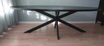 Zwarte ovale eettafel  240cm, Huis en Inrichting, Tafels | Eettafels, Ophalen, Gebruikt, 100 tot 150 cm, 200 cm of meer