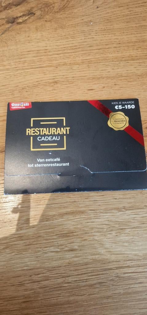 Restaurant bon, Eén persoon