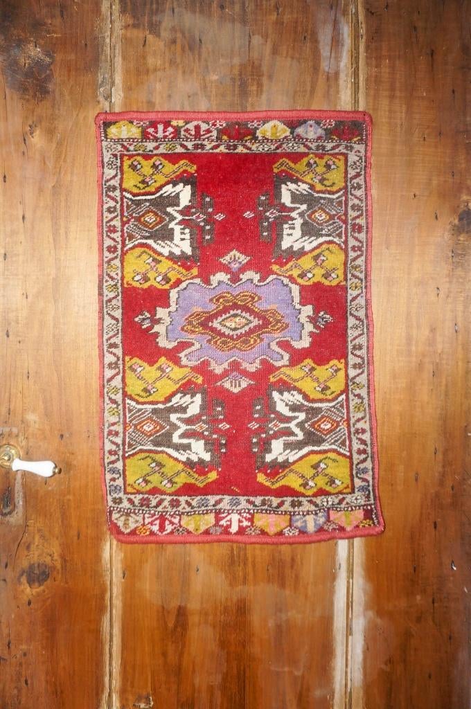 Vintage Turks-Anatolisch tapijt * rood tribaal vloerkleed, Verzenden