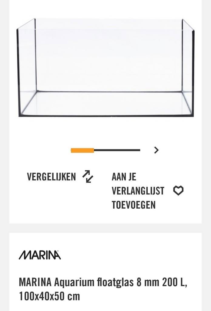 Gereserveerd: aquarium (leeg) onbeschadigd, Dieren en Toebehoren, Ophalen, Zo goed als nieuw, Leeg aquarium