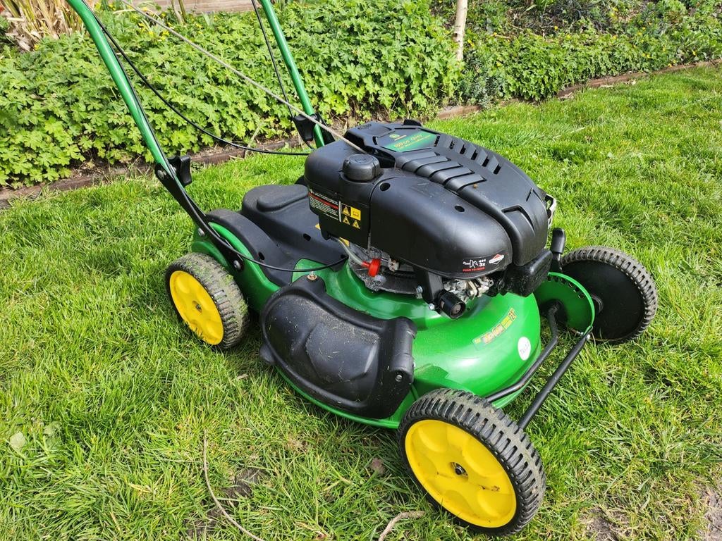 John deere grasmaaier mulch maaier xj briggs and stratton, Tuin en Terras, Ophalen of Verzenden, 50 cm of meer