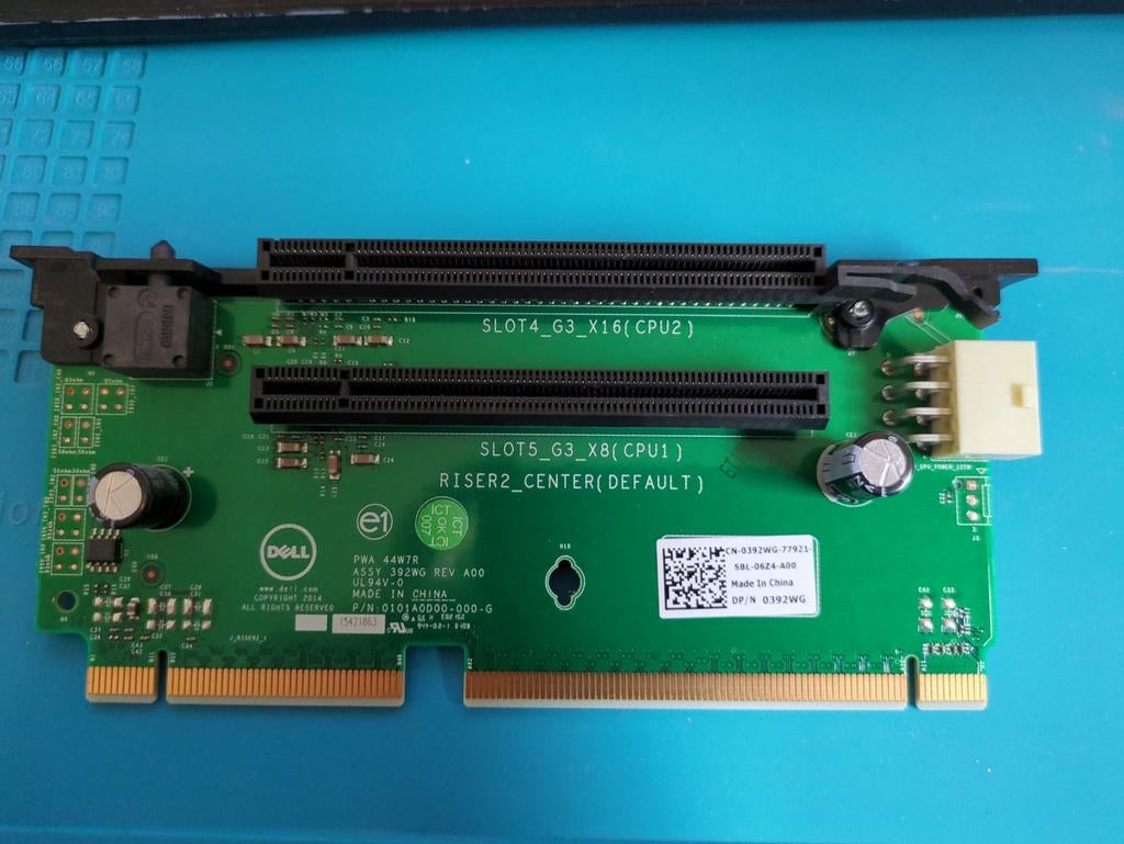 Dell R730 R730xd PCIe Riser Board #2 392WG, Ophalen of Verzenden, Zo goed als nieuw