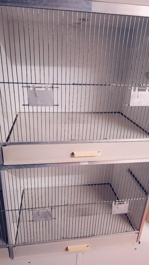 Gehu kooien, Dieren en Toebehoren, Vogels | Hokken en Kooien, Gebruikt, Vogelkooi, Hout, Ophalen