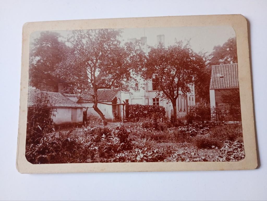 Kabinetsfoto Villa Onbekend, Gebruikt, Foto, Ophalen of Verzenden, Gebouw
