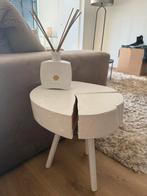Bijzettafel hout wit, Ophalen, Gebruikt, Hout, Minder dan 50 cm