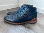Floris van Bommel heren schoenen, maat 8,5/42,5, nieuwstaat!, Ophalen of Verzenden, Zo goed als nieuw, Blauw