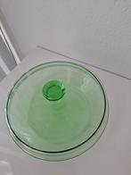 Vintage glazen schaal met deksel!, Antiek en Kunst, Ophalen