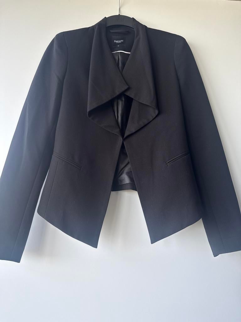 Zaatxchi Collezion Zwarte blazer Maat 36, Zwart, Ophalen of Verzenden, Jasje, Maat 36 (S)