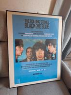 The Rolling Stones Black and Blue Ingelijste Poster, Ophalen, Rechthoekig Staand, Met lijst, Zo goed als nieuw
