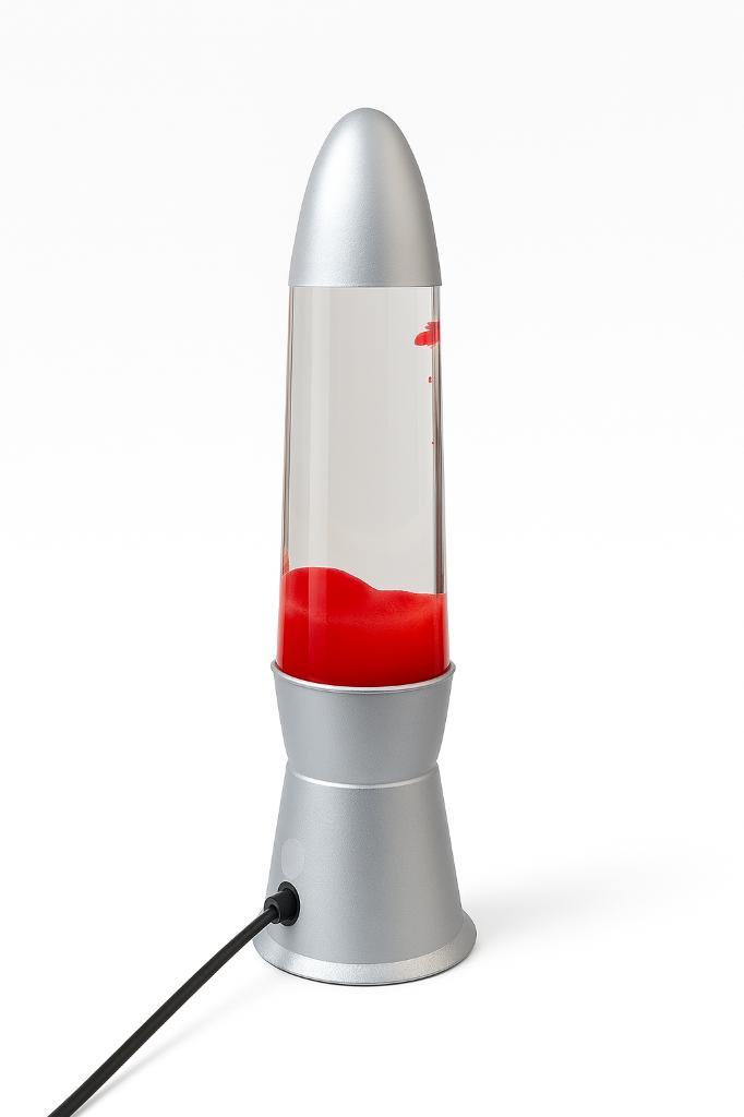 Lavalamp, Huis en Inrichting, Lampen | Tafellampen, Zo goed als nieuw, Minder dan 50 cm, Glas, Ophalen