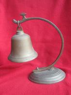 Koperen balie bel, tafelbel, hotel bel., Ophalen of Verzenden, Koper