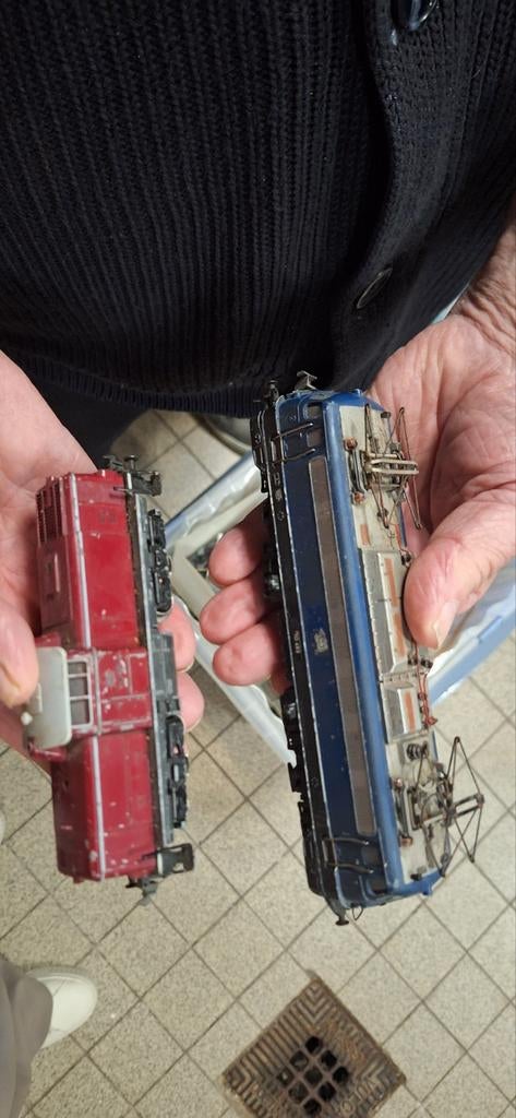 Modelspoorbaan onderdelen en locomotieven, Hobby en Vrije tijd, Modeltreinen | H0, Ophalen, Gebruikt, Gelijkstroom, Overige typen
