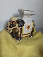 9270) mooi ceramische Chineese olifant  hoog  20cm, Verzamelen, Beelden en Beeldjes, Ophalen of Verzenden, Zo goed als nieuw, Dier