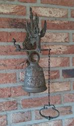 Oude koperen kloosterbel, Ophalen, Gebruikt