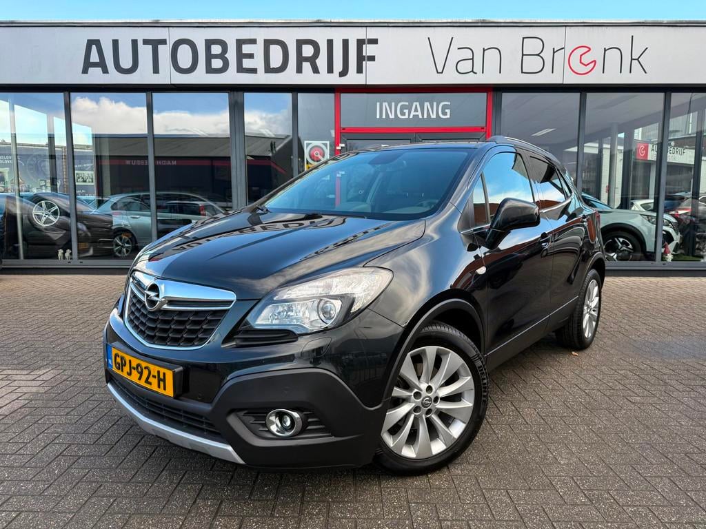Opel Mokka 1.4 T Innovation | PDC V+A | Camera | Stuur/stoel, Auto's, Opel, Gebruikt, 4 cilinders, Leder en Stof, Zwart