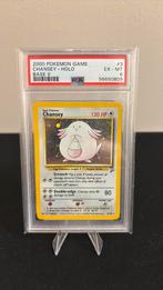 Chansey 3/130 - PSA6 - Holo - Base Set 2, Ophalen of Verzenden, Zo goed als nieuw