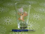Tom and Jerry glas met 2x muis Jerry - uit 2001, Ophalen of Verzenden, Looney Tunes, Zo goed als nieuw, Overige typen