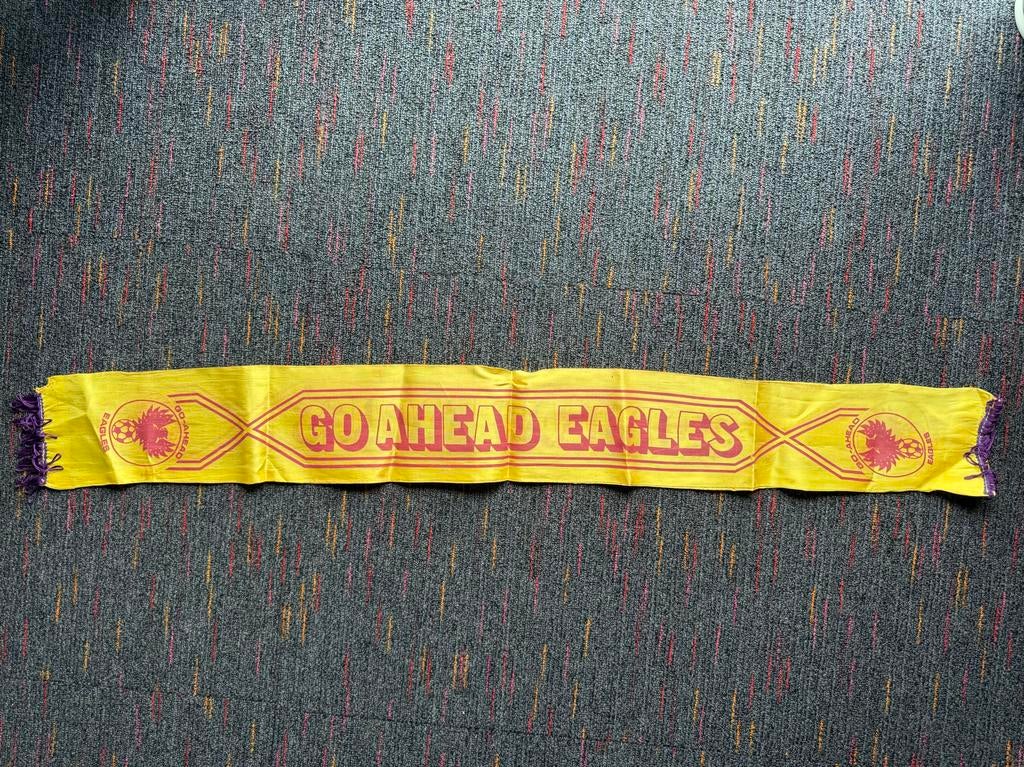 Go Ahead Eagles vintage fan sjaal uit de jaren '70, Ophalen, Gebruikt, Overige binnenlandse clubs, Vaantje of Sjaal