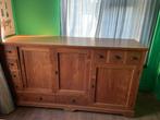 Hout Grenen dressoir met lades en deuren, Ophalen, Gebruikt, 150 tot 200 cm, Met lade(s)
