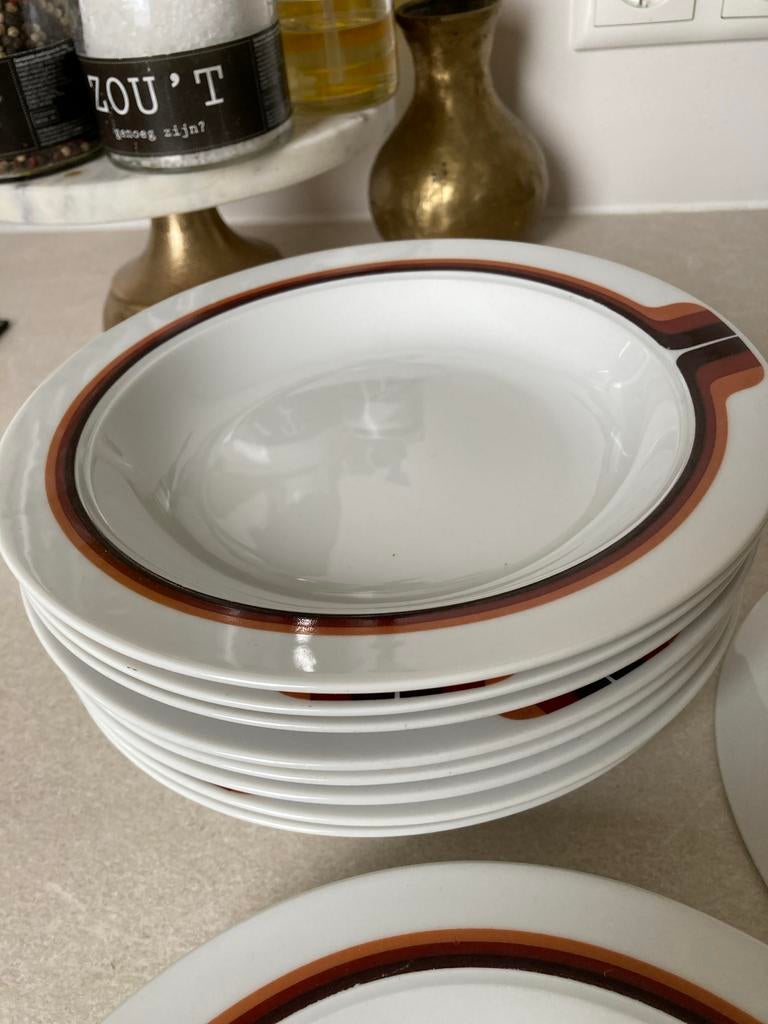 Vintage / Retro borden Eschenbach Bavaria Germany Retro Jare, Huis en Inrichting, Keuken | Servies, Gebruikt, Bord(en), Overige stijlen